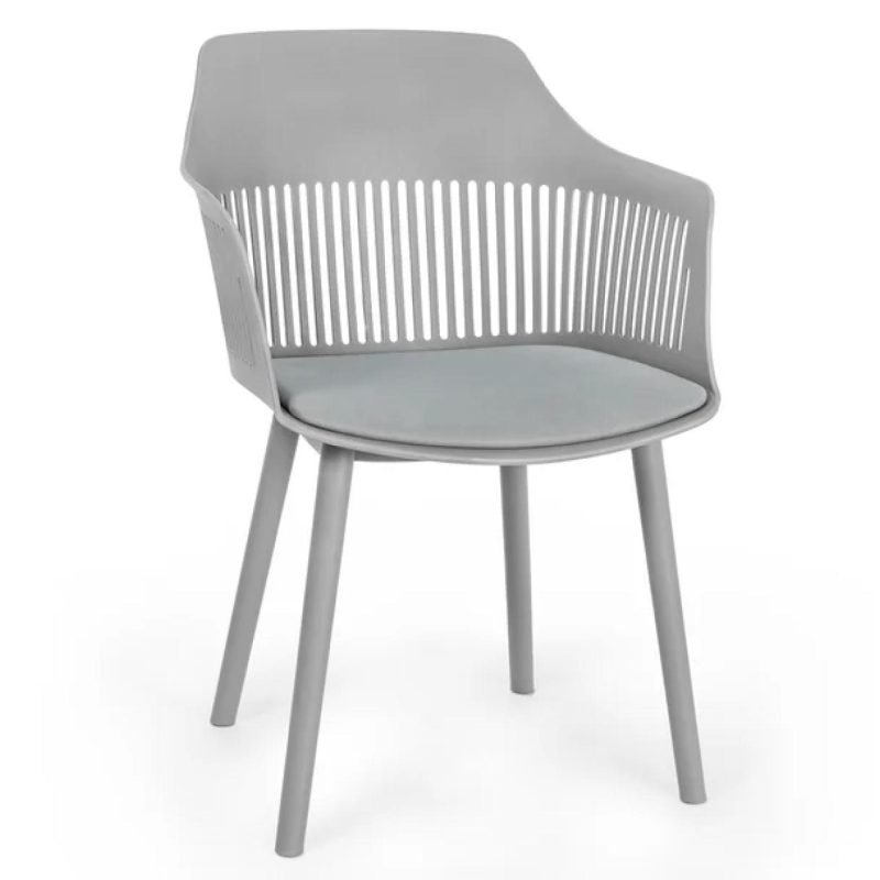 Cadeira Interlocutor MARCELA Polipropileno – COR CINZA