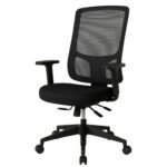 Cadeira de Escritório Tela Pryus PRIME com Regulagem Assento – Cor Preto 