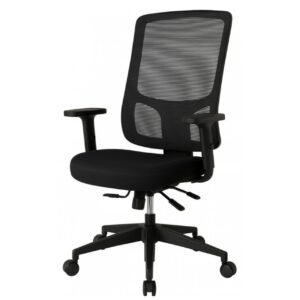 Cadeira de Escritório Tela Pryus PRIME com Regulagem Assento – Cor Preto 