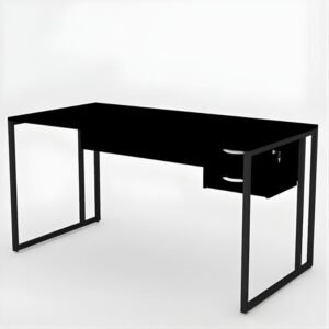 Mesa 15mm 150×60 Gavetas Quadrado