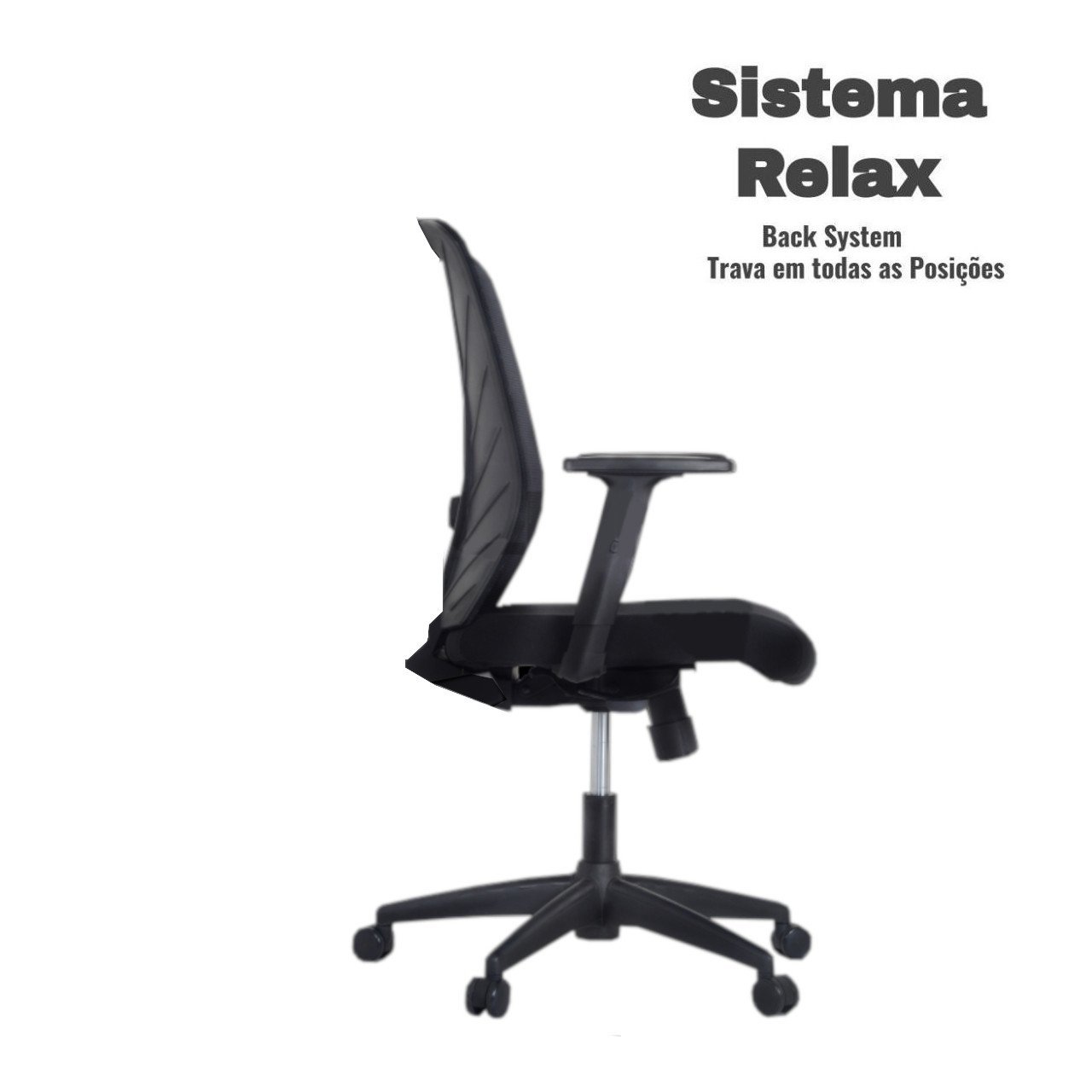 Cadeira de Escritório Diretor Tela Giratória BLM-0283 D 32967 - Imagem 4