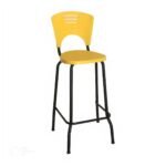 Banqueta Fixa Alta Piacere - Cor Amarelo - 34105