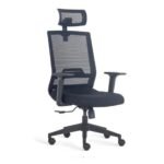 Cadeira Escritório Presidente Tela Berlim - PMD - Cor Preto - 30050