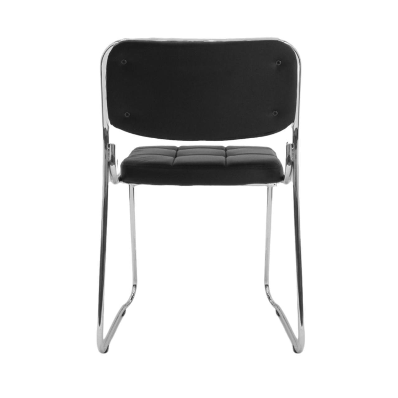 Cadeira Interlocutor Estofada Denver - Cor Preto - PMD - 30405 - Imagem 4