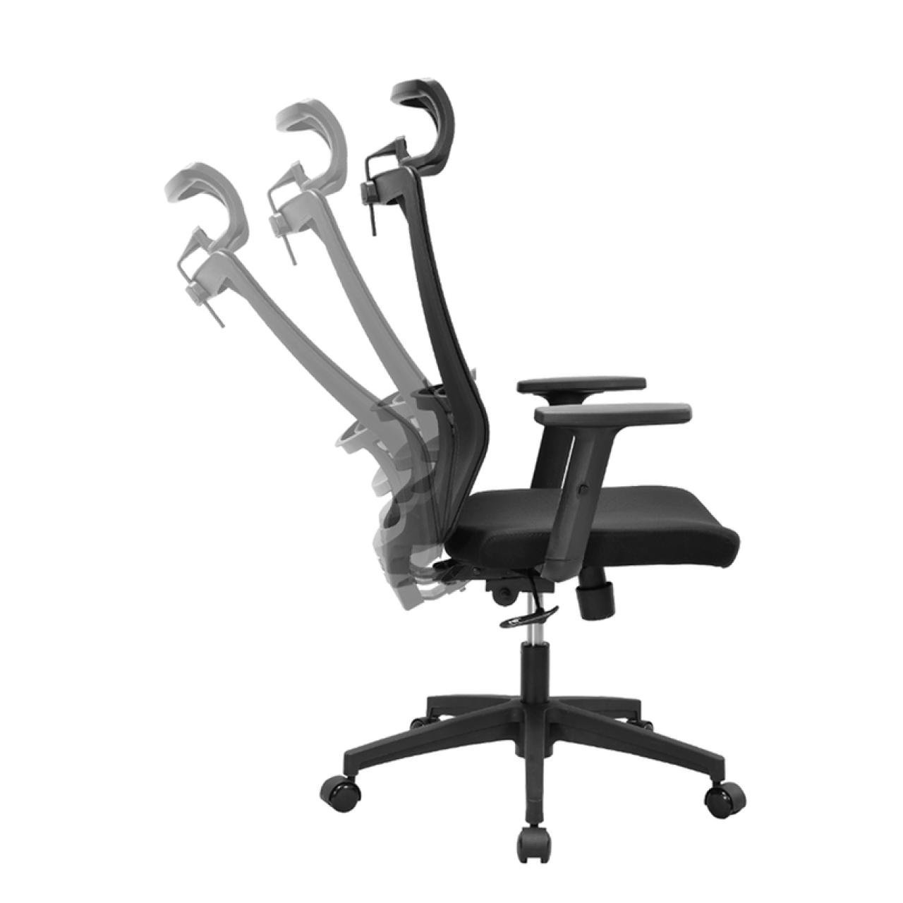 Cadeira para Escritório Presidente TELA VIENA - NR17 - Cor Preto - 30051 - Imagem 4