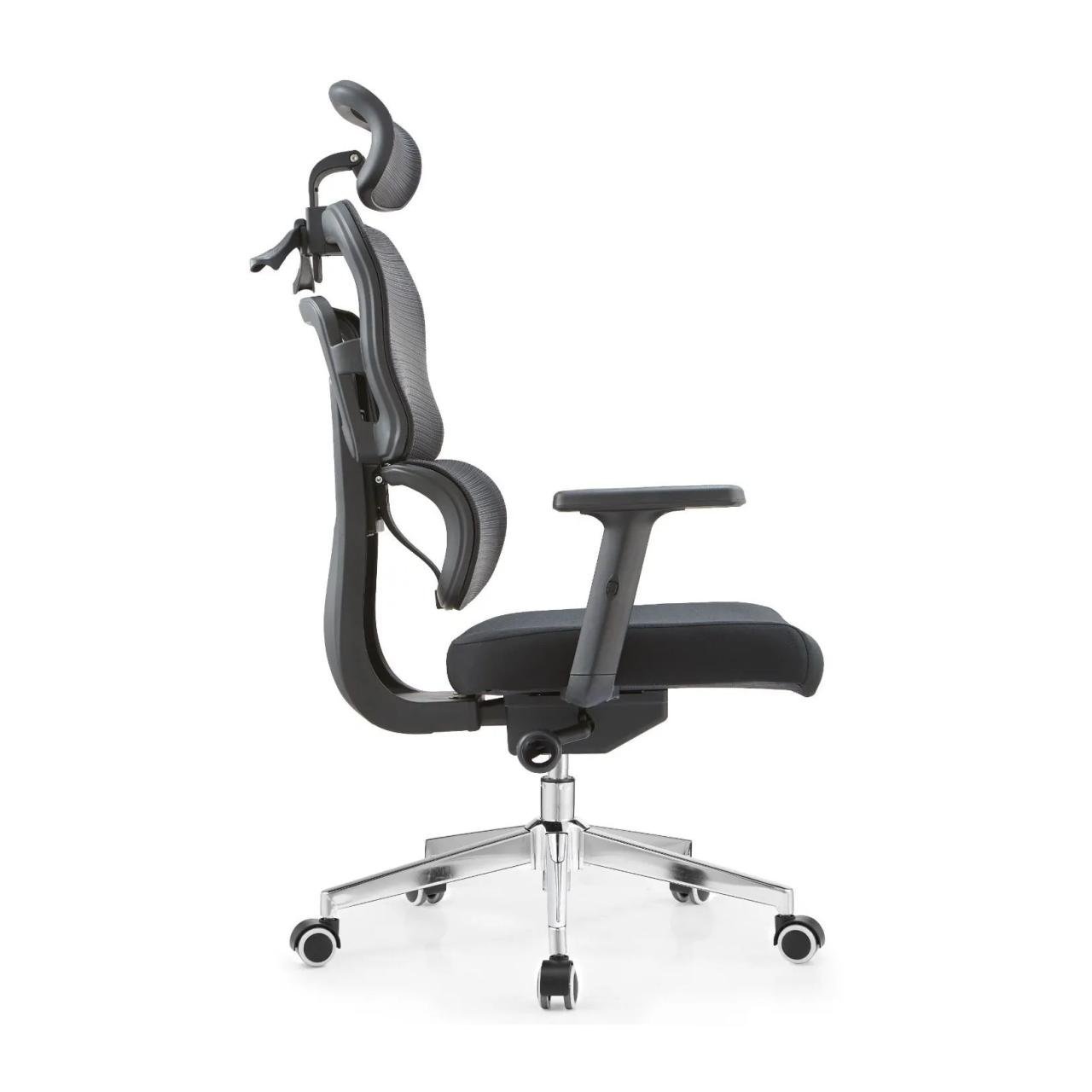 Cadeira de Escritório Presidente tela ARES Giratória - Cor Preto - PMD - 30063 - Imagem 2