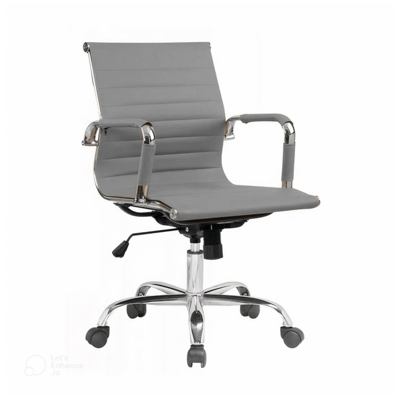 Cadeira DIRETOR Charles Eames Esteirinha - Cor CINZA - PMD - 32880