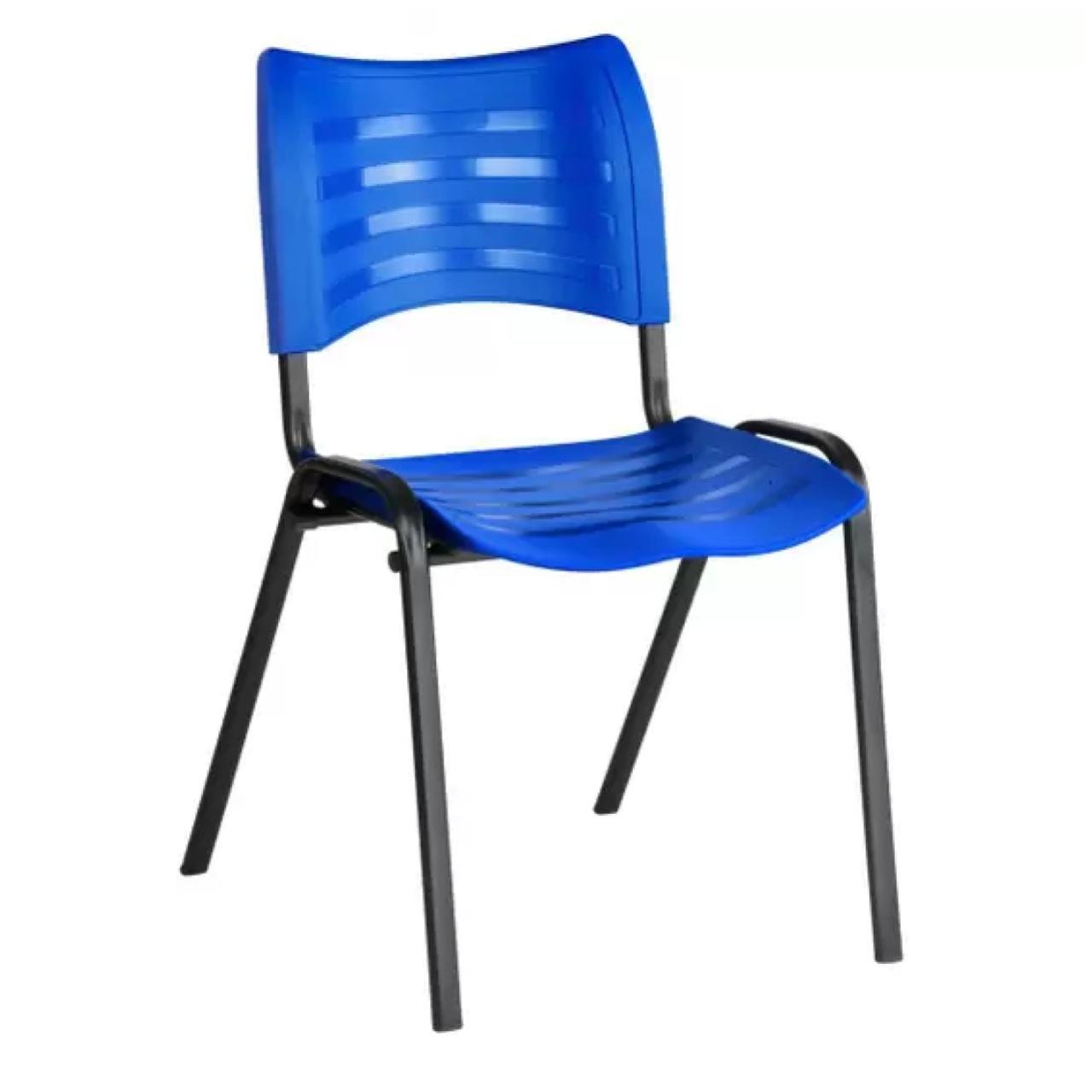 Cadeira Fixa 04 Pés Plástica (Polipropileno) - Cor Azul - PMD - 31232 - Imagem 4