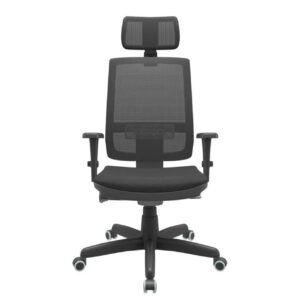 Poltrona Presidente TELA BRIZZA C/ Encosto de Cabeça - PMD - 32701