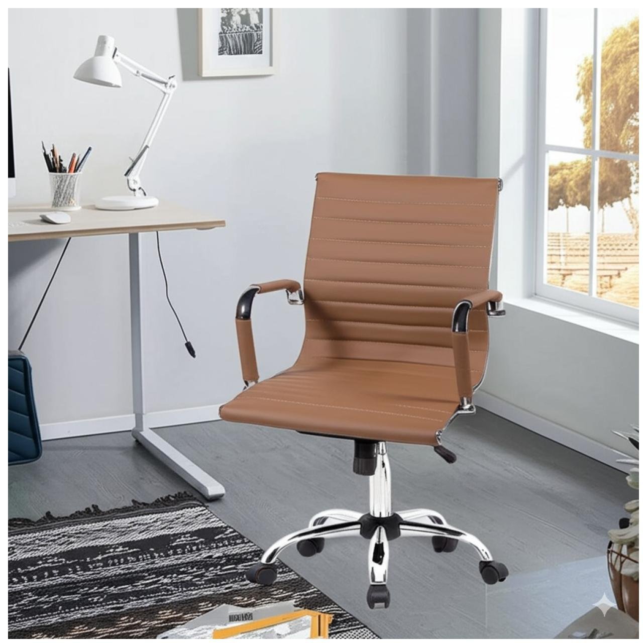 Cadeira DIRETOR Charles Eames Esteirinha - TERRACOTA - 32793 - Imagem 9