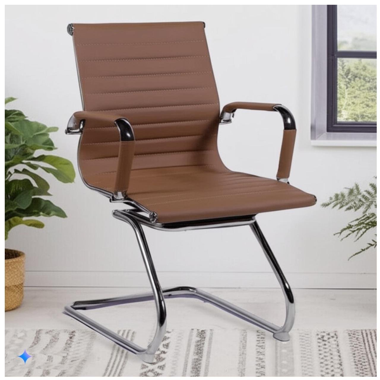 Cadeira INTERLOCUTOR Charles Eames Esteirinha - TERRACOTA - 32784 - Imagem 5