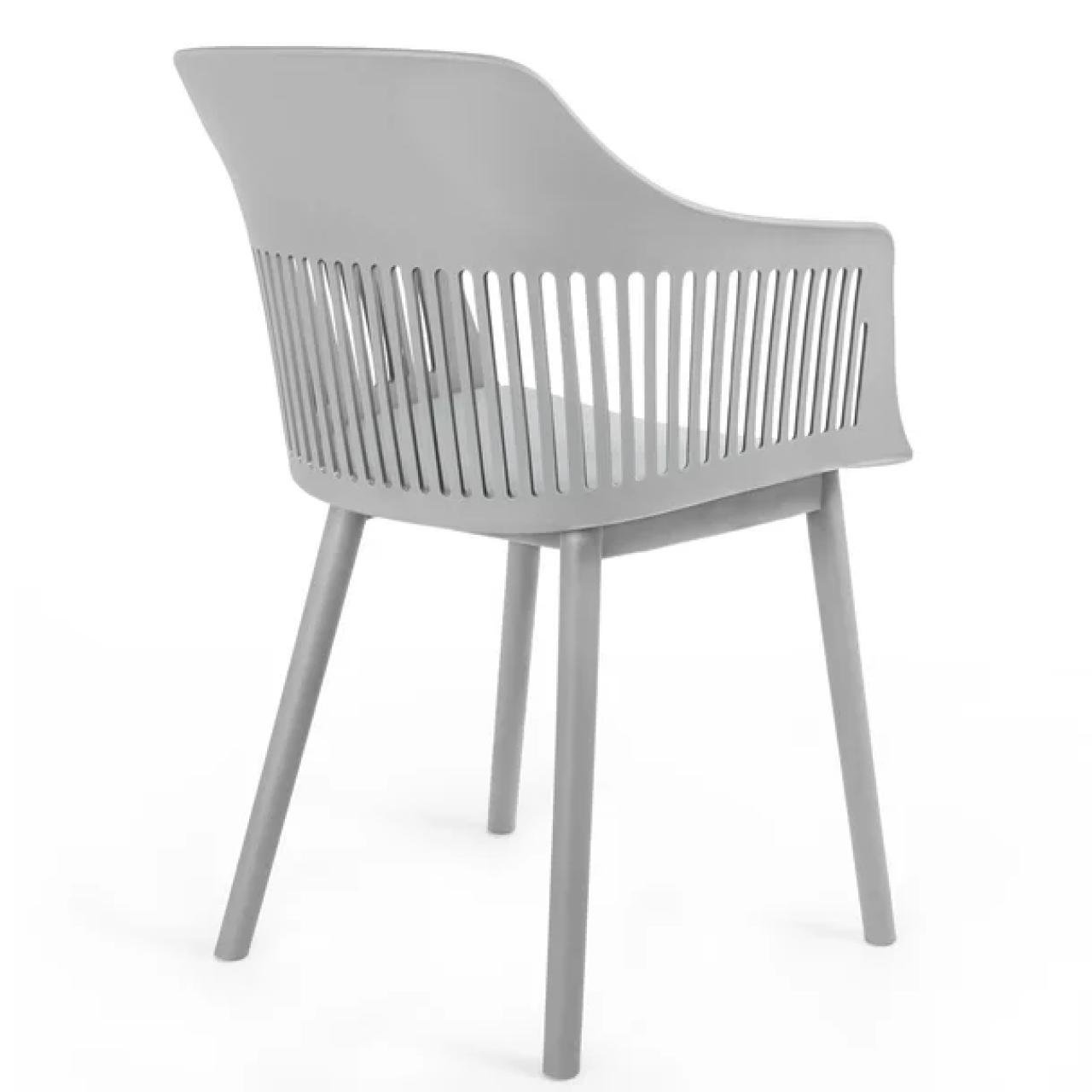 Cadeira Interlocutor MARCELA Polipropileno - COR CINZA - Pollo Móveis - 37013 - Imagem 3