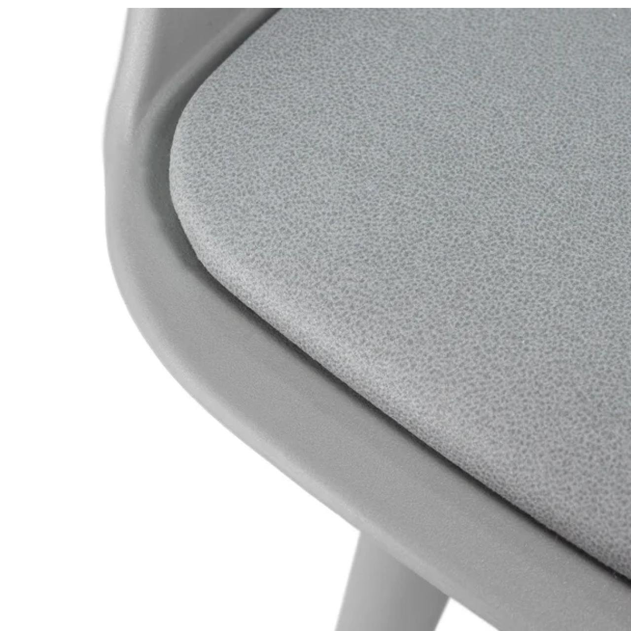 Cadeira Interlocutor MARCELA Polipropileno - COR CINZA - Pollo Móveis - 37013 - Imagem 5