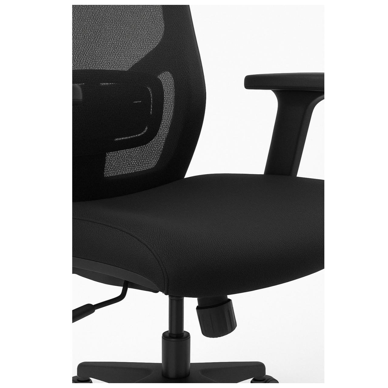 Poltrona Presidente Tela ORION Syncron Giratória - Cor Preto - 32944 - Imagem 7