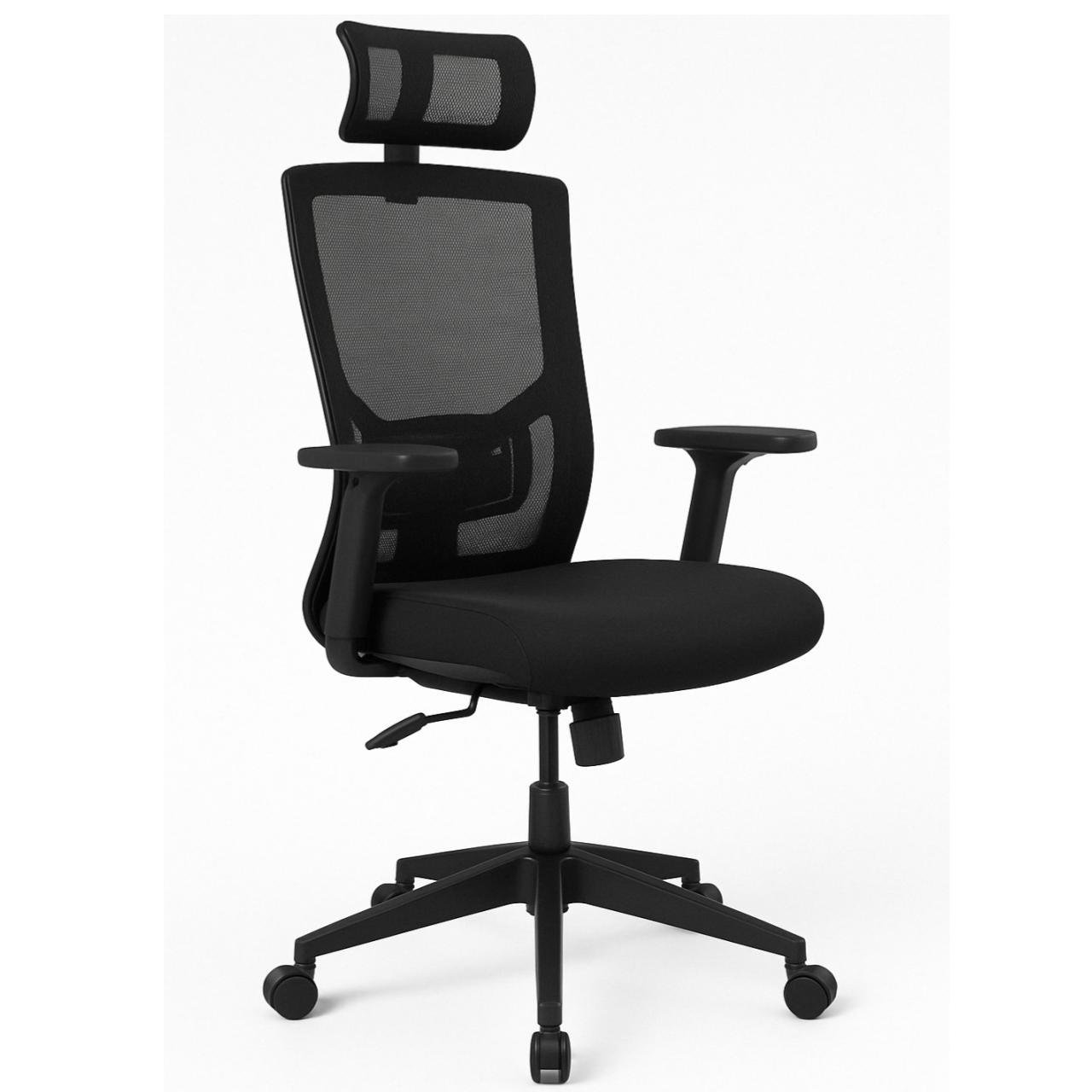 Poltrona Presidente Tela ORION Syncron Giratória - Cor Preto - 32944 - Imagem 9