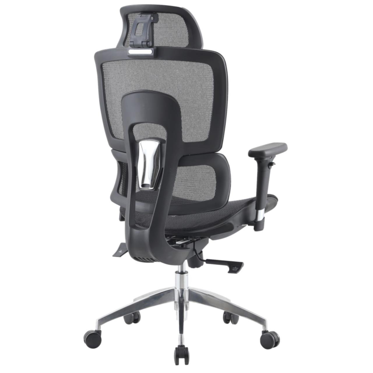 Cadeira de Escritório Presidente Tela ÉVORA - Cor Preto - 30065 - Imagem 5