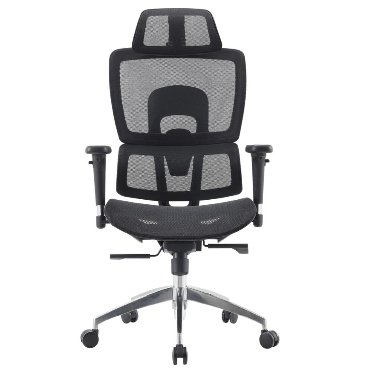 Cadeira de Escritório Presidente Tela ÉVORA - Cor Preto - 30065 - Imagem 3