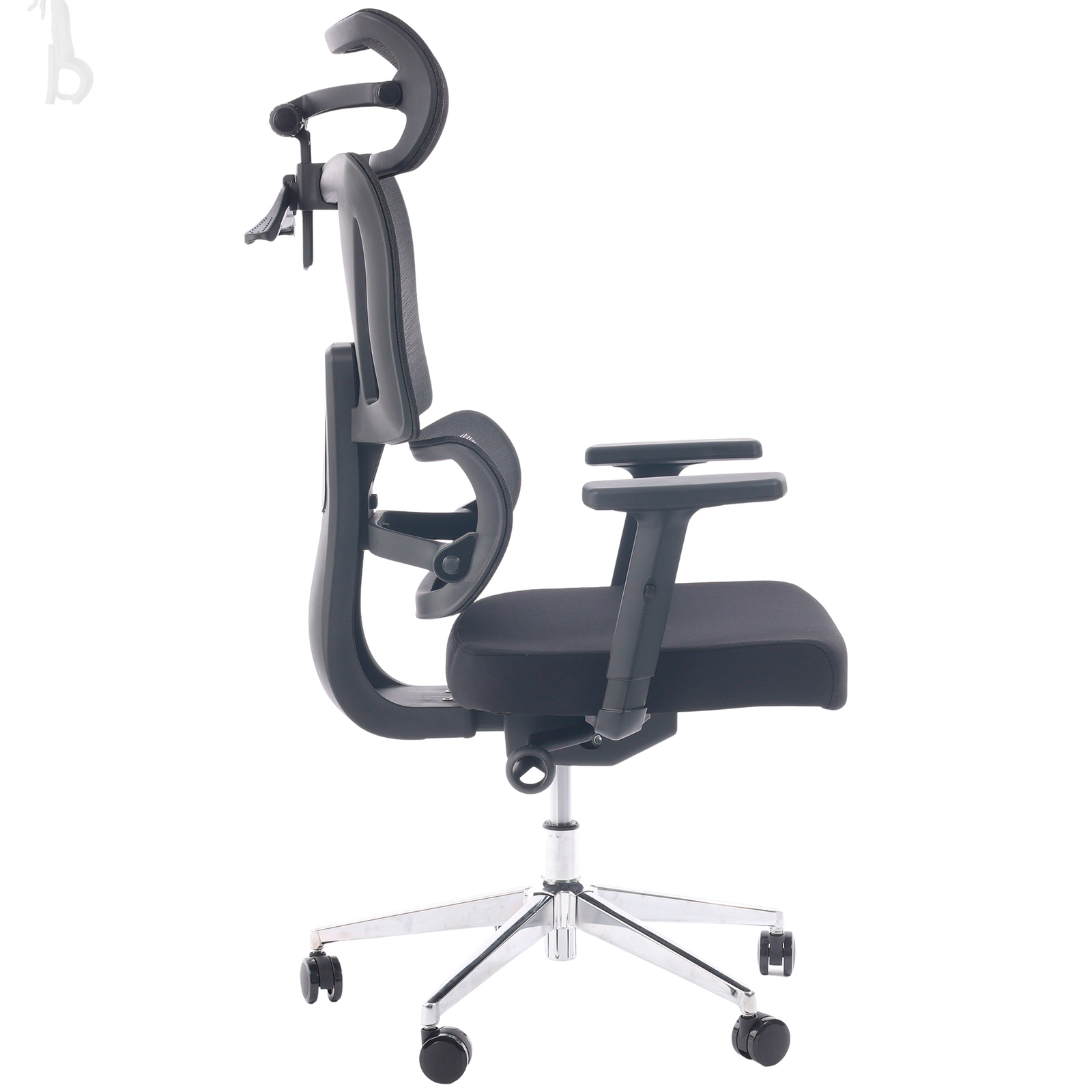 Cadeira de Escritório Presidente Tela ÉDON - Cor Preto - 30066 - Imagem 3