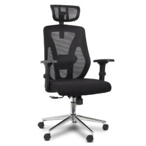 Cadeira Presidente Tela MK-4010 - MAKKON - COR PRETO - 30029