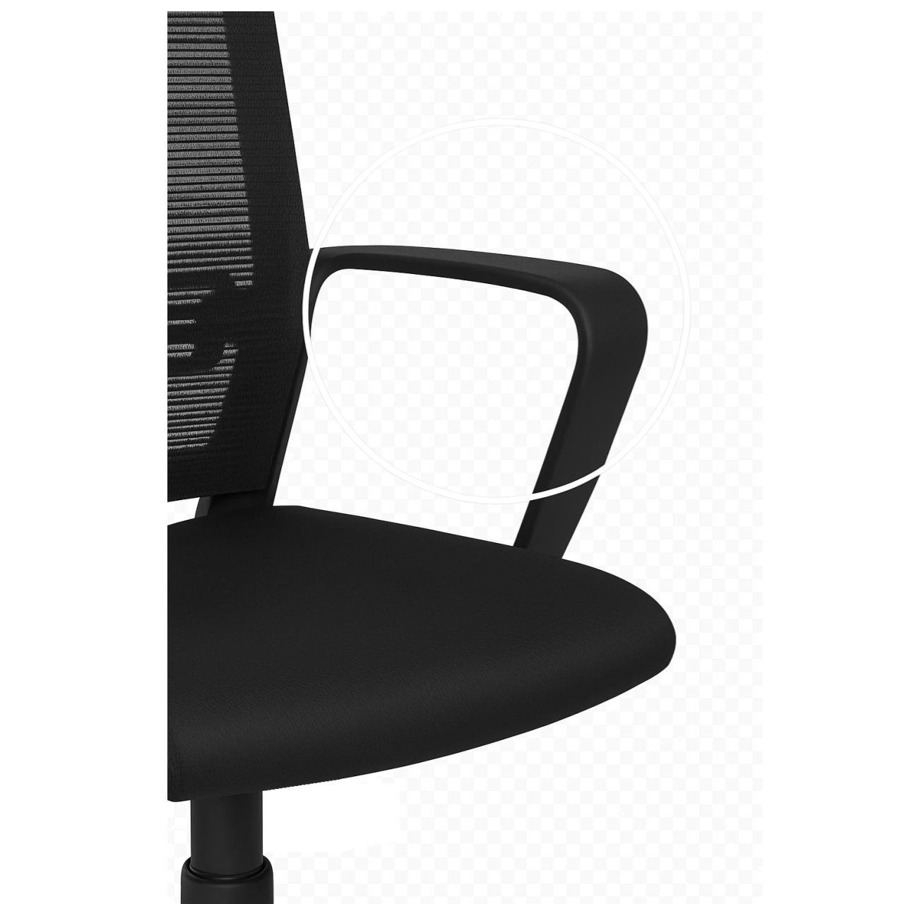 Cadeira de Escritório Diretor Tela MAYA c/ braço - Cor Preto - 34029 - Imagem 5