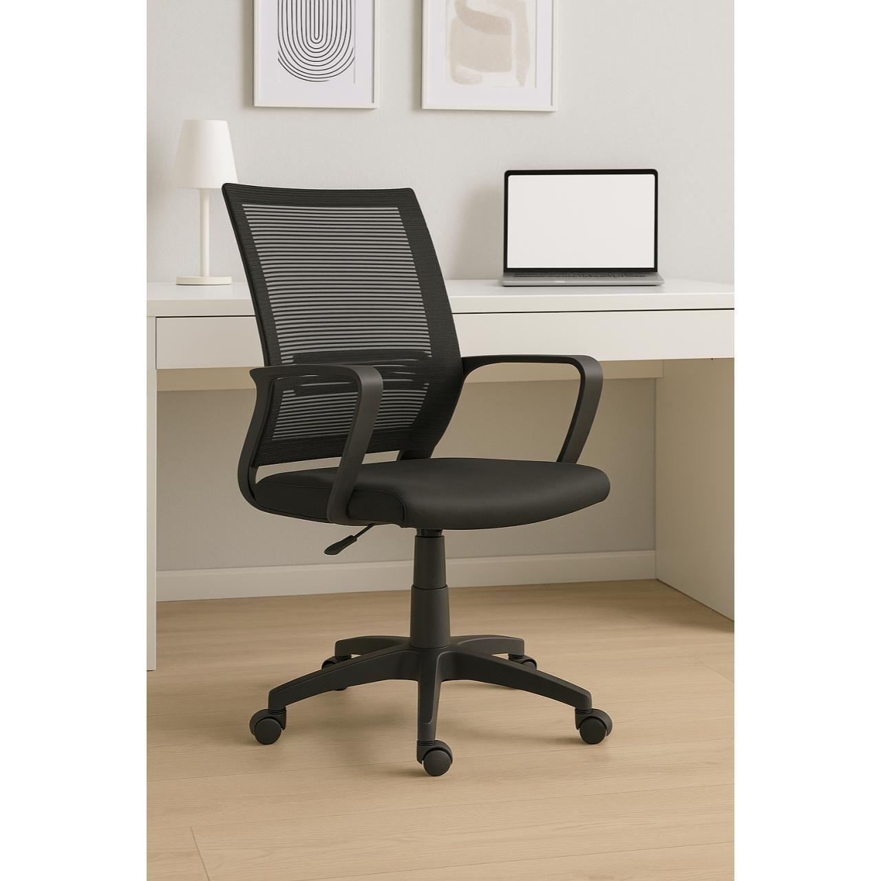 Cadeira de Escritório Diretor Tela MAYA c/ braço - Cor Preto - 34029 - Imagem 7