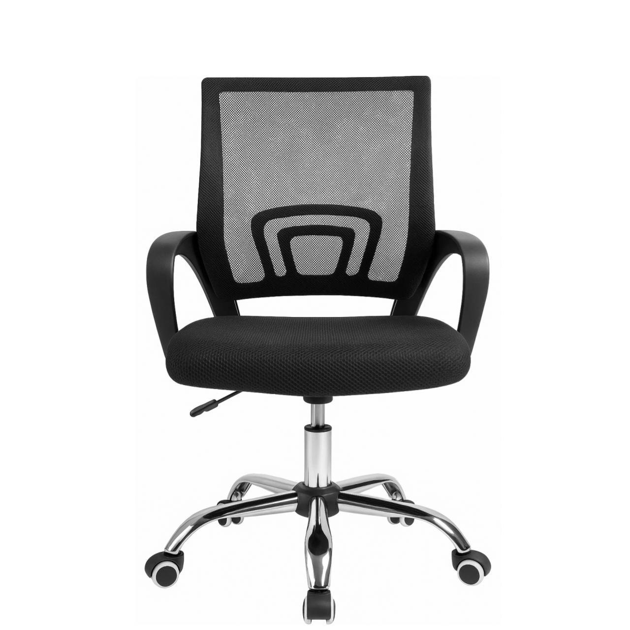 Cadeira de Escritório Tela TURYA c/ braço - Cor Preto - 34044 - Imagem 4