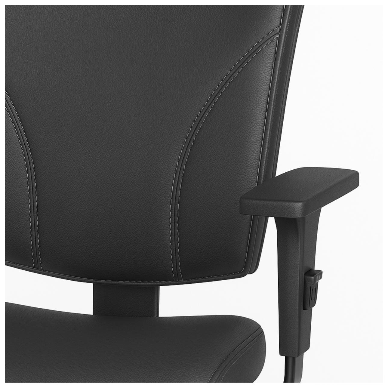 Cadeira B-ONE Giratória com Braços Reguláveis - Corino Preto - 31009 - Imagem 3