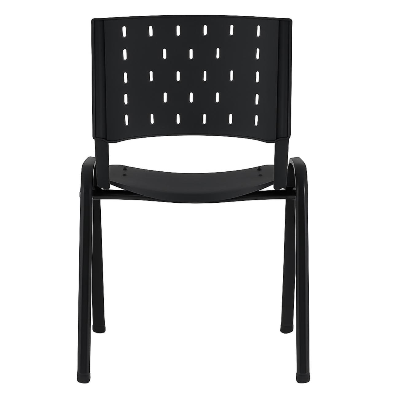 Cadeira Plástica REALPLAST 04 pés-Plástico Preto (Polipropileno) - 31201 - Imagem 4