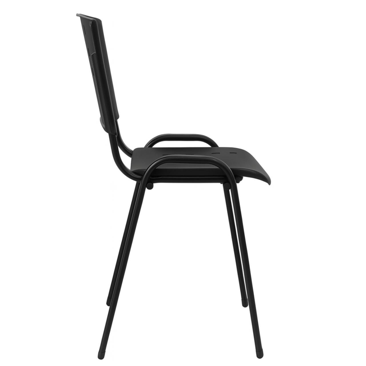 Cadeira Plástica REALPLAST 04 pés-Plástico Preto (Polipropileno) - 31201 - Imagem 3