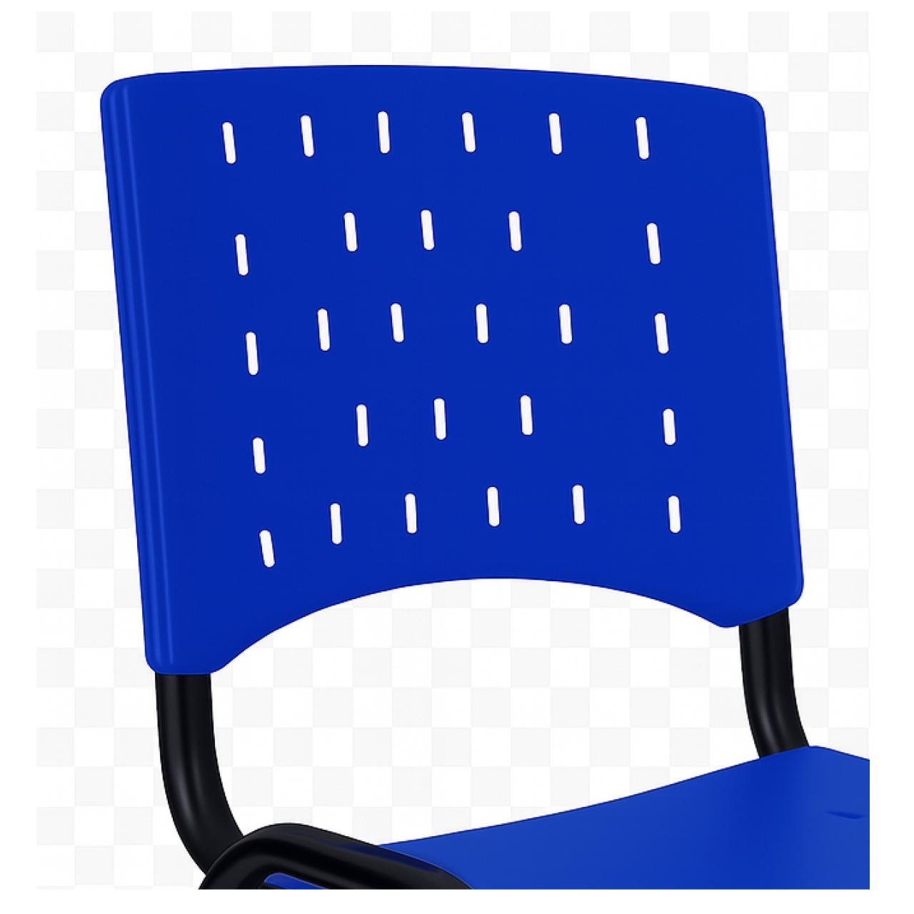 Cadeira Plástica REALPLAST 04 Pés - AZUL - (Polipropileno) - 31205 - Imagem 4