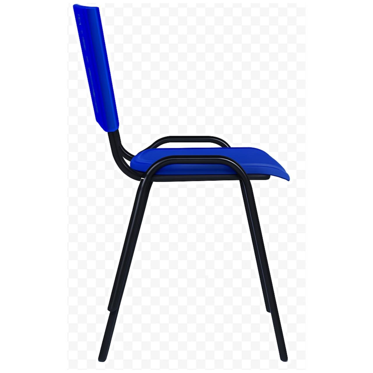 Cadeira Plástica REALPLAST 04 Pés - AZUL - (Polipropileno) - 31205 - Imagem 2