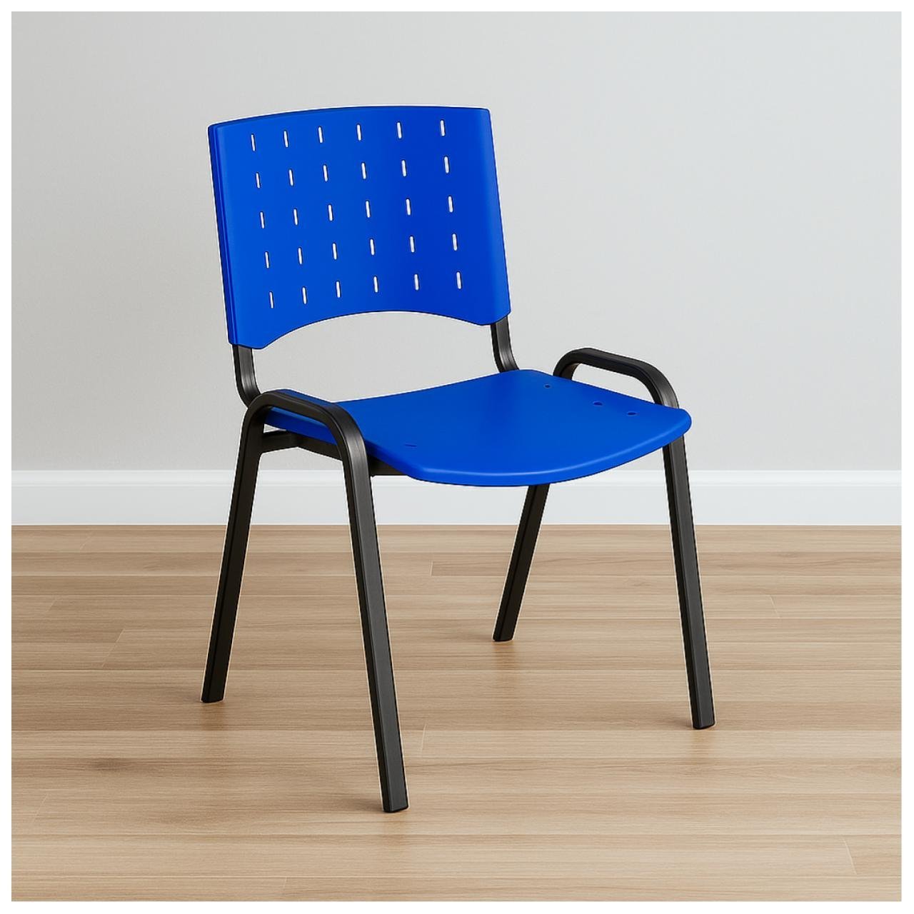 Cadeira Plástica REALPLAST 04 Pés - AZUL - (Polipropileno) - 31205 - Imagem 8