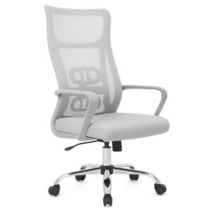 Cadeira de Escritório Tela NAVI CINZA - COR CINZA - 20081