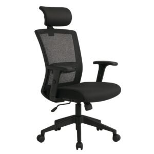 Cadeira de Escritório Tela WAY - Cor Preta - 20079