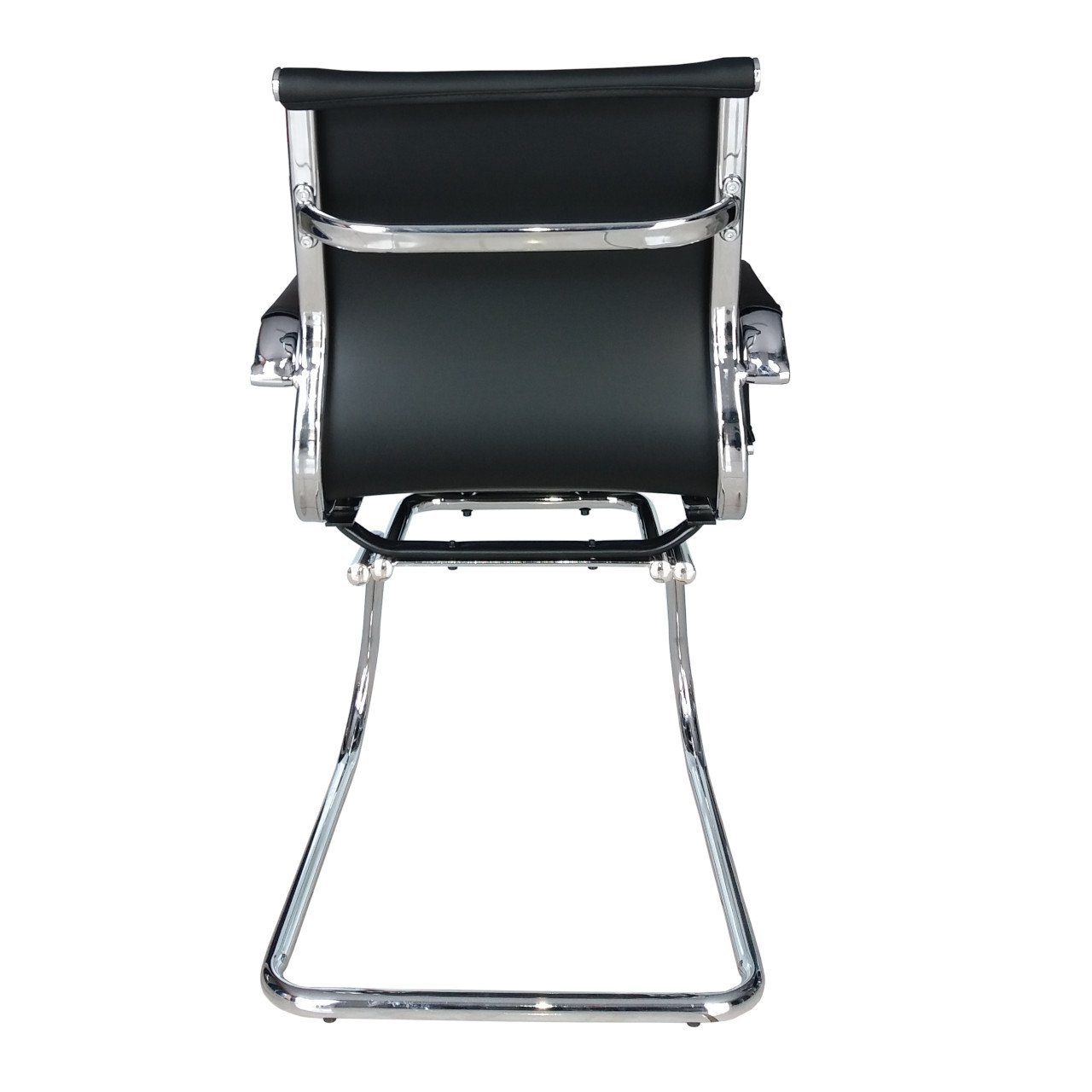 Cadeira Interlocutor Esteirinha CHARLES EAMES OR-3301 - Cor Preta 30401 - Imagem 5