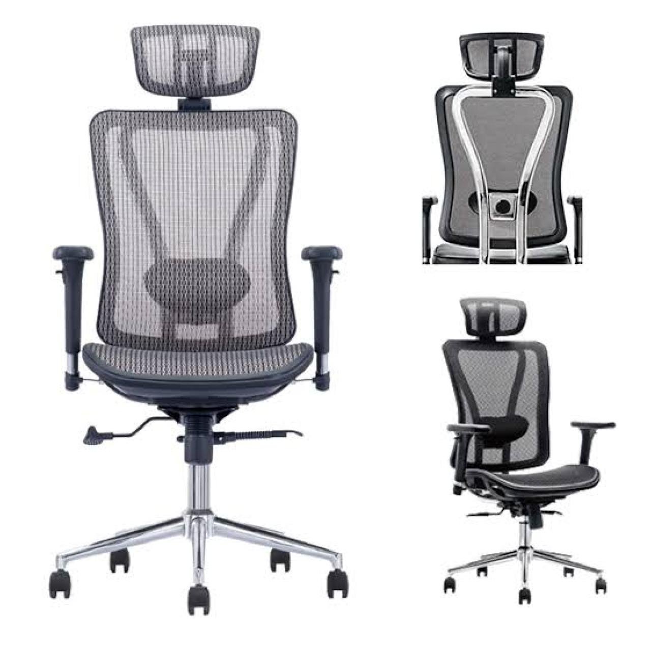 Poltrona Presidente TELA MK - 4000 - Cor Preta PMD - 30013 - Imagem 2