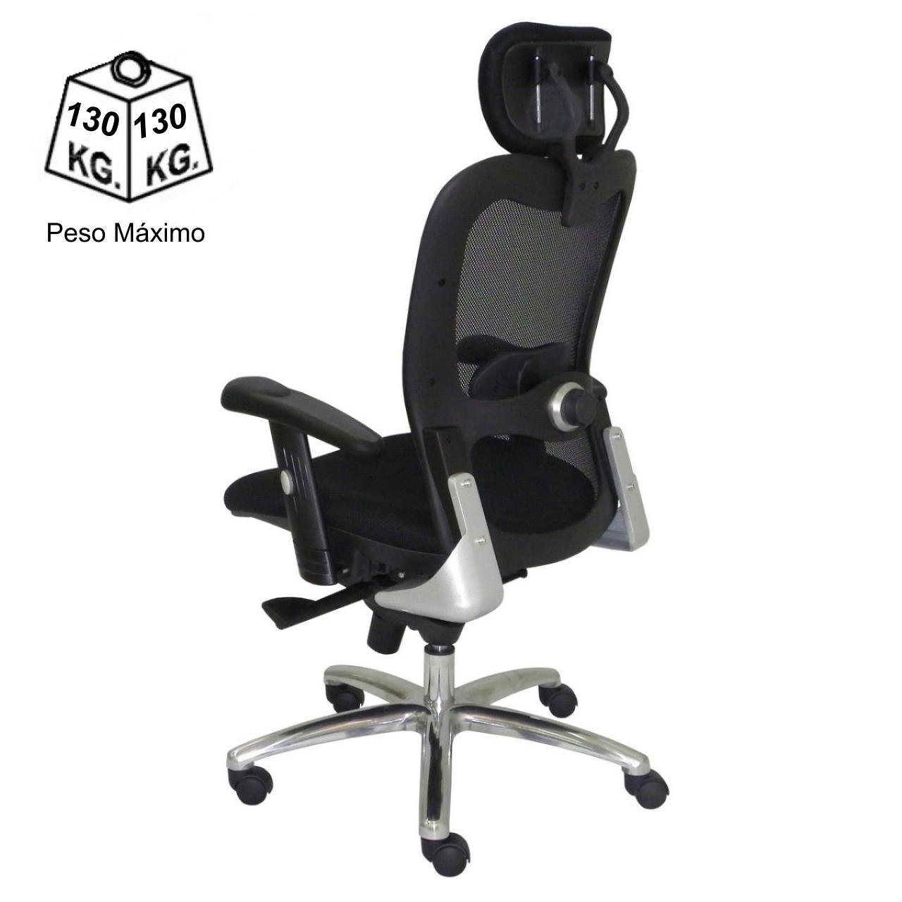 Poltrona Presidente TELA - MK-4002 - New Ergon - Cor Preta - 30014 - Imagem 3