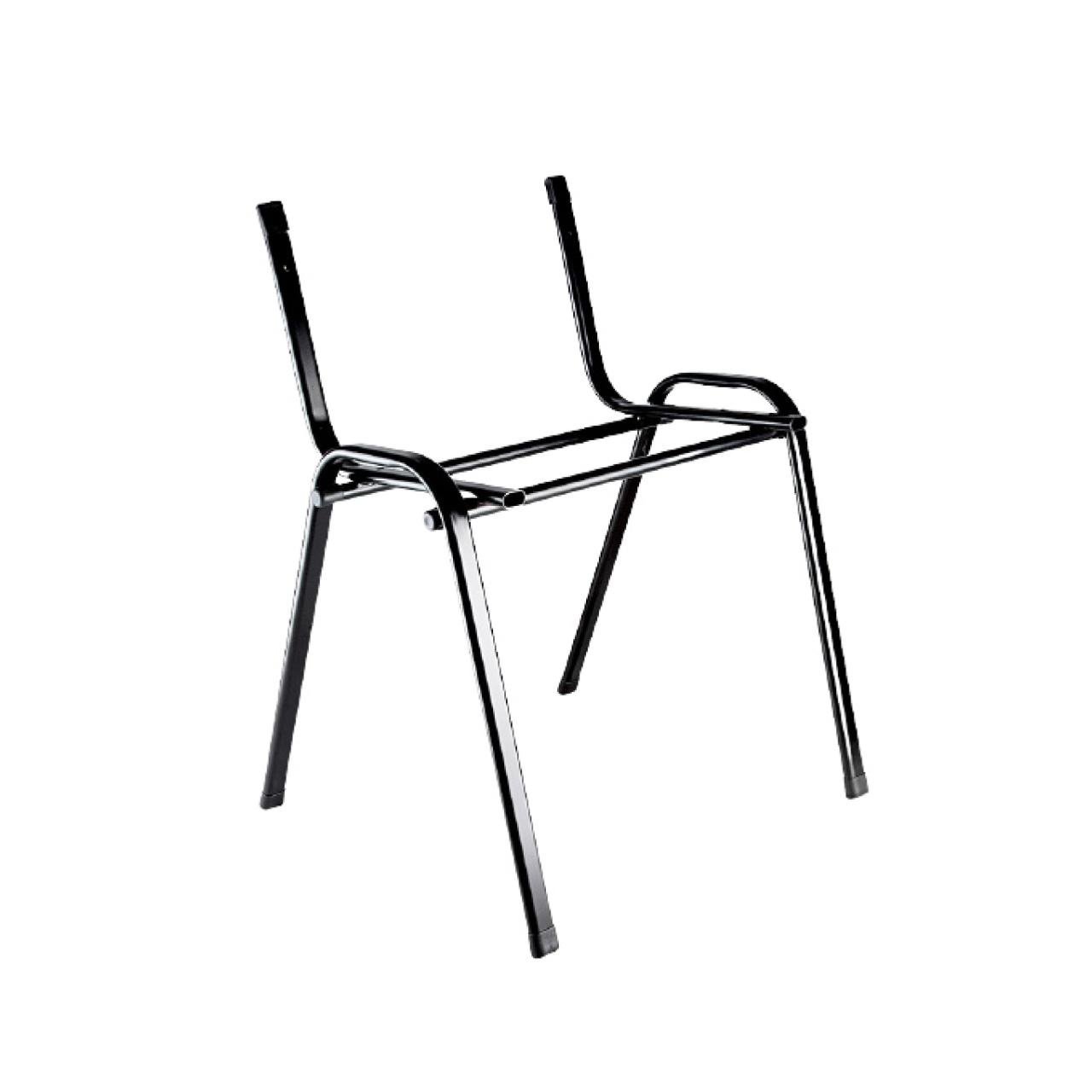 Cadeira Plástica REALPLAST 04 pés-Plástico Preto (Polipropileno) - 31201 - Imagem 8